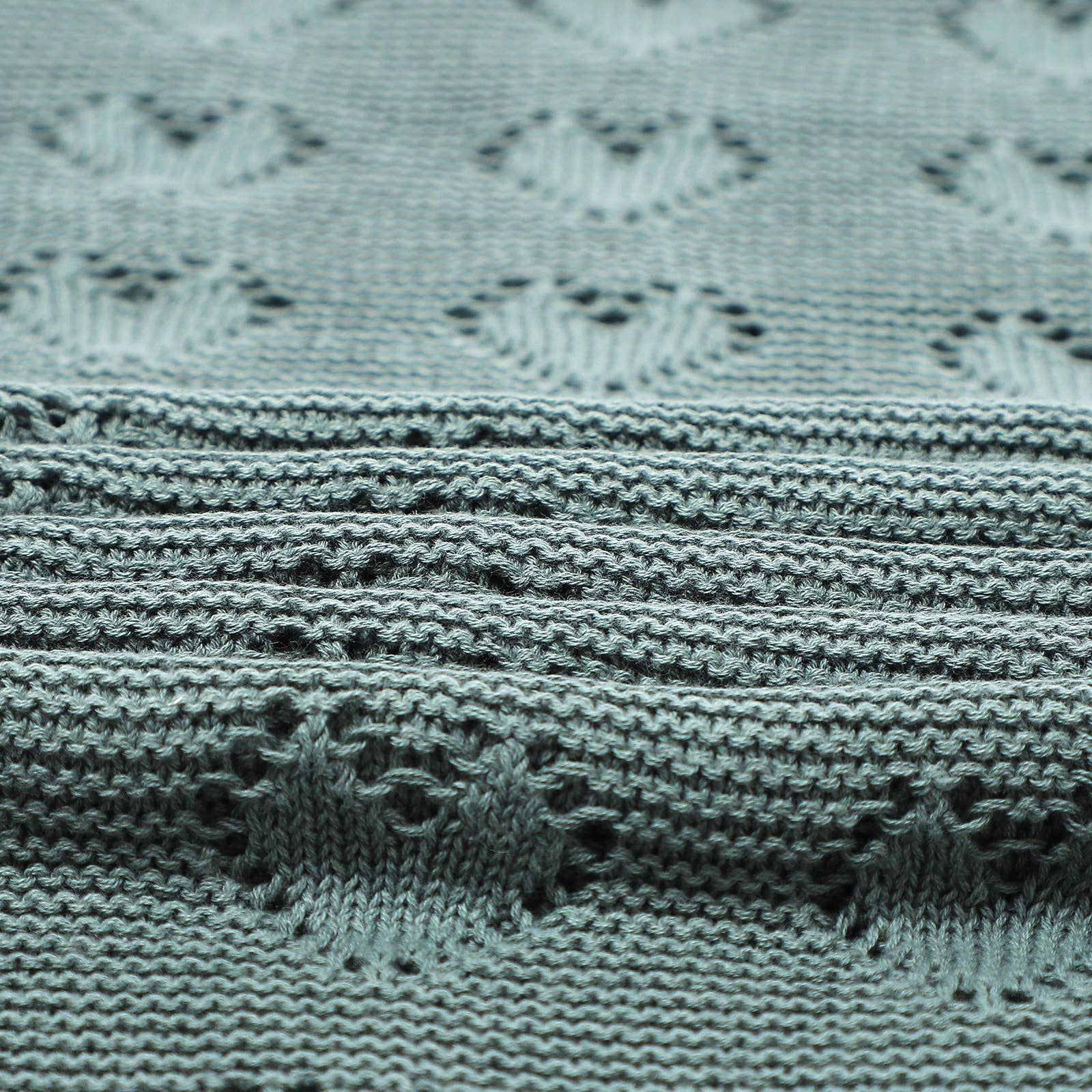 100% Luxury Cotton Receiving Swaddle Baby Blanket - Heart