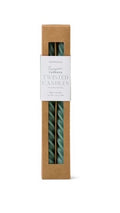 CYPRESS & FIR TWISTED TAPERS EVERGREEN GREEN - 2 PACK