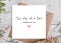 One day at a time-Sympathy Card / Bereavement Card -Highgrove Cards