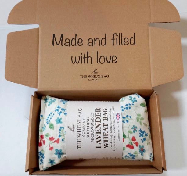 Wildflowers Blue Cotton Wheat Bag
