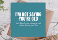 Bins Go Out More Than You Funny Birthday Card