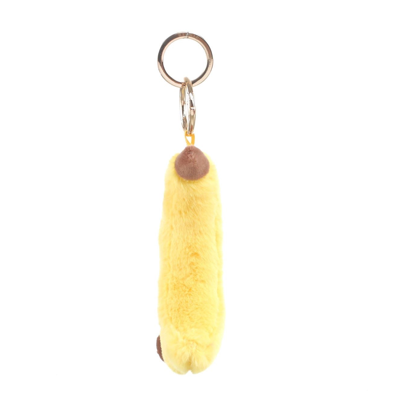 Bessie London Banana Plush Keyring | Cute Bag Charm