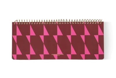 WEEKLY PLANNER PAD - BURGUNDY + PINK