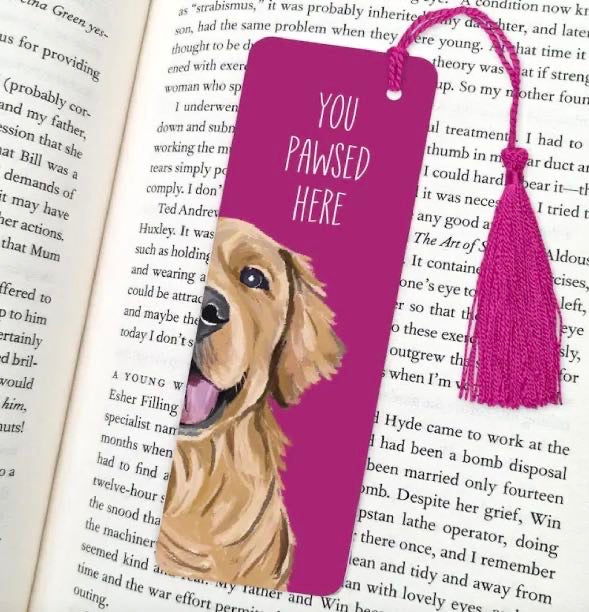 Dog Bookmarks ‘You Pawsed Here’