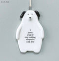 I Never Want To Stop Making Memories Porcelain Dog Hanger - East Of India