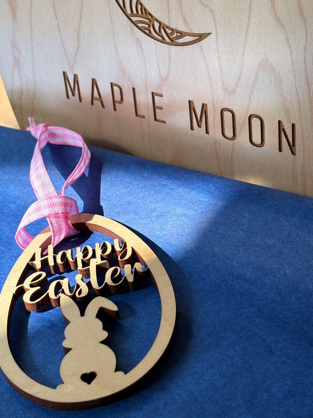 Happy Easter Wooden Hanging Decoration