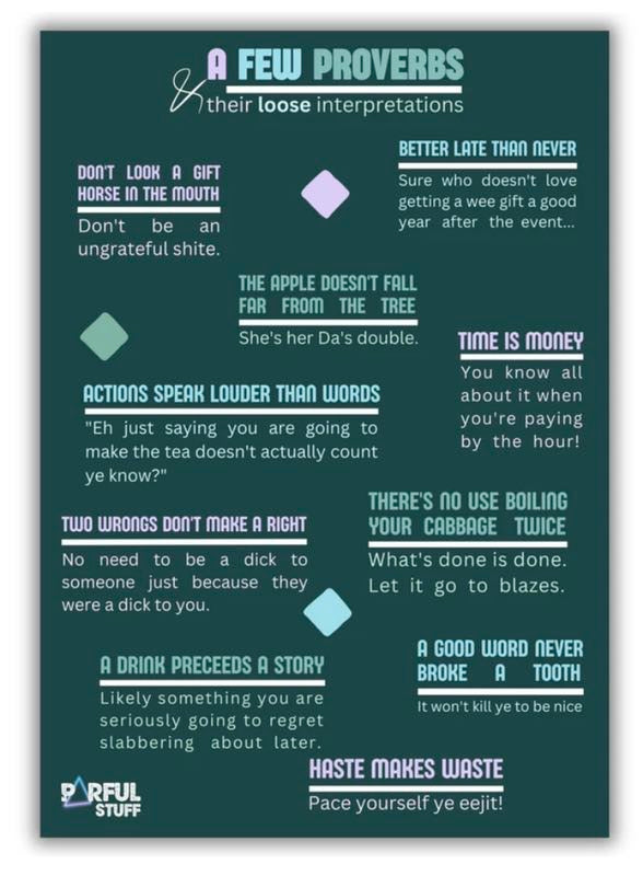 Proverbs Print (A4) - Parful Stuff