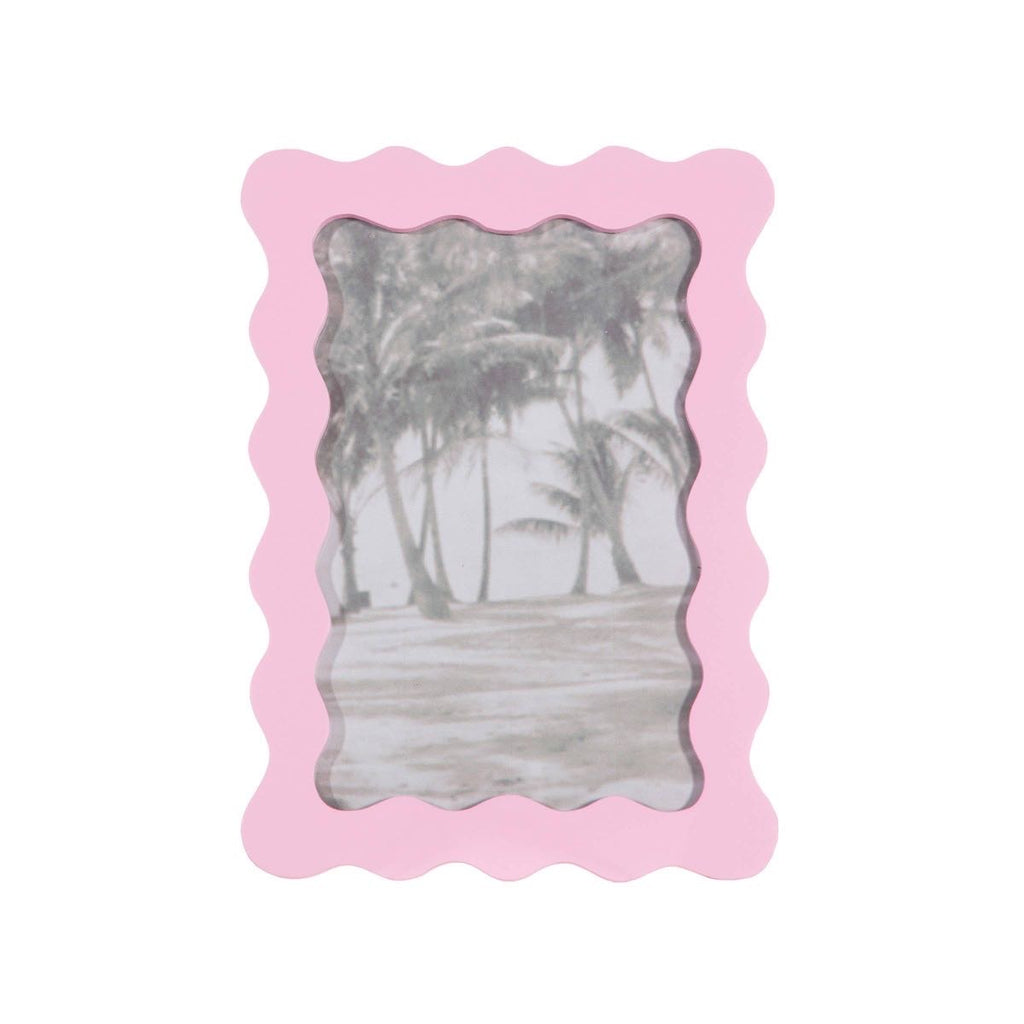 Wiggle Border Pink Picture Frame