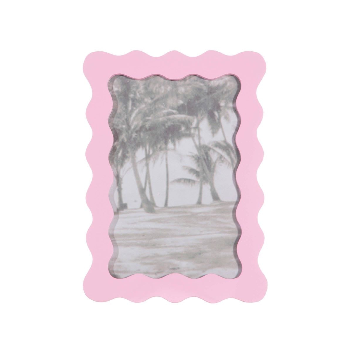 Wiggle Border Pink Picture Frame