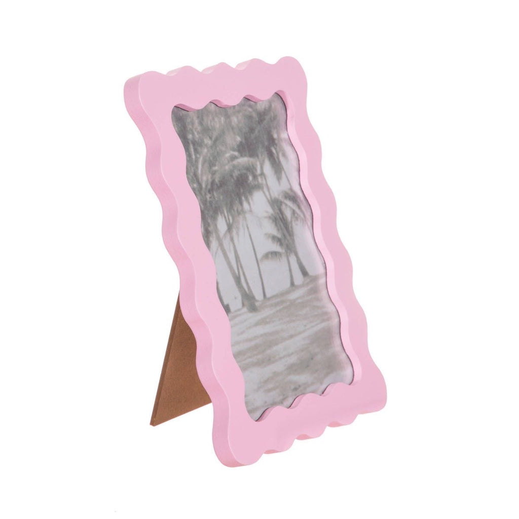 Wiggle Border Pink Picture Frame