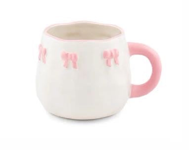 Pink Bow Mug - Sass & Belle