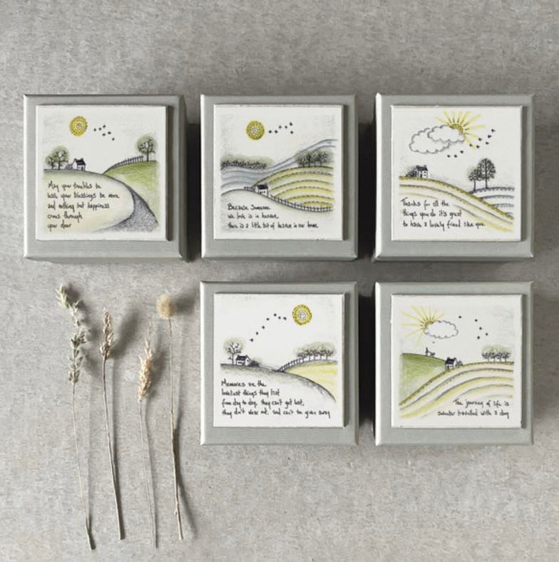 'Journey Of Life Is Sweeter' Boxed Candle - East of India