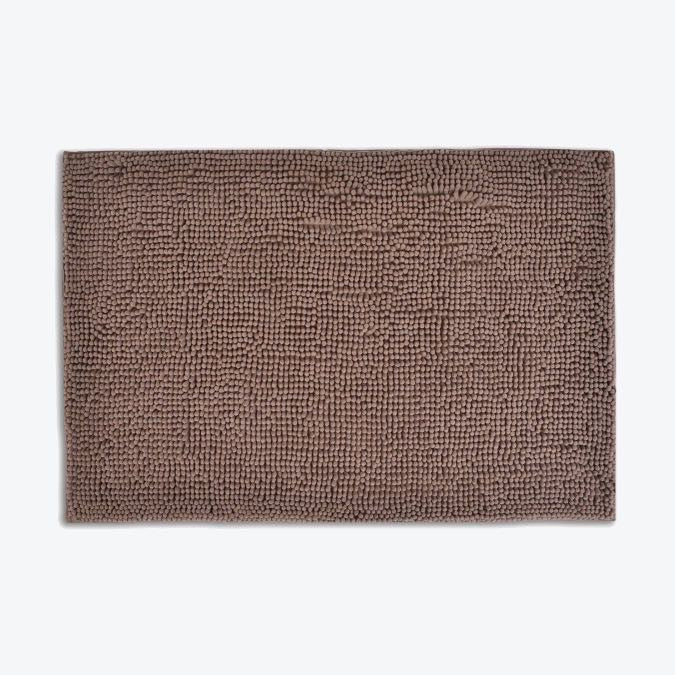 Chenille Bobble Bath Mat Supersoft Microfibre & Non-Slip