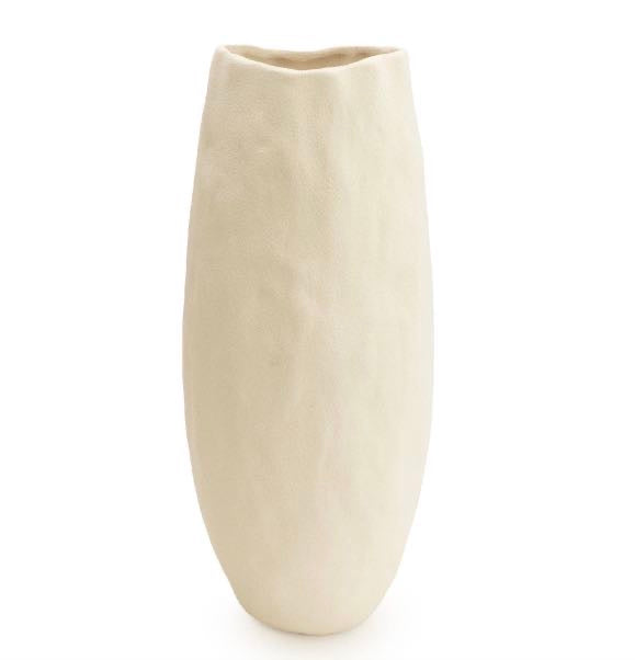 Cream Wave Top Vase 36cm