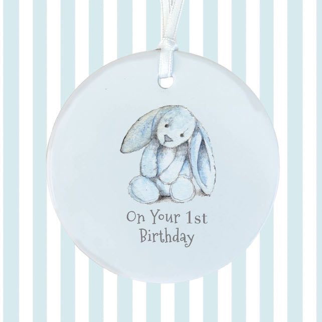 1st Birthday Boy Gift Keepsake Hanging Decoration