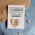You're A Pure Ledge Wooden Heart - Parful Stuff