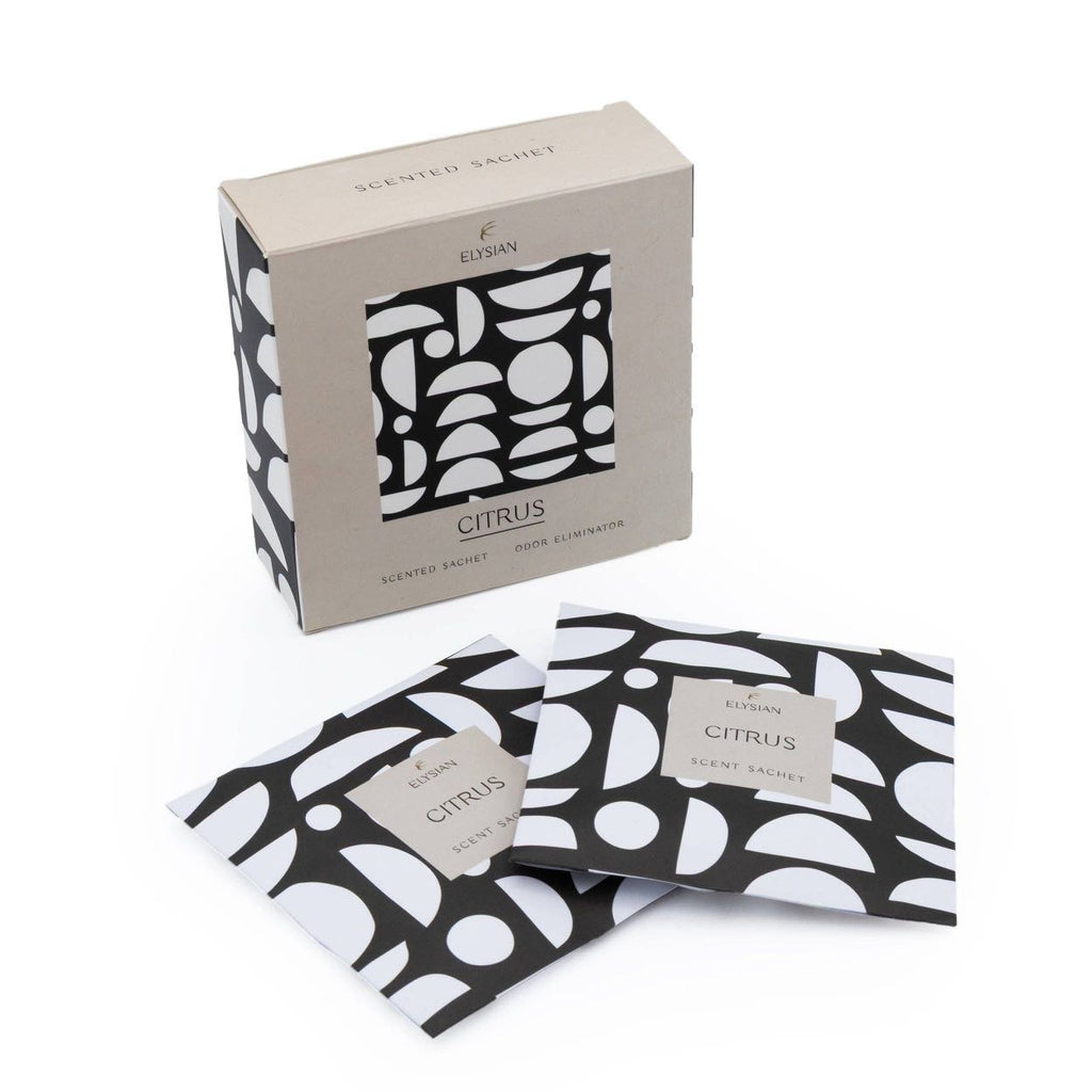 Elysian Scented Sachet - Set of 4 Citrus - Fragranced Sachets