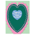 Happiness in being with you. Happy Anniversary Greeting Card