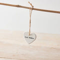 Small heart hanging decoration with ‘Soul Sister’ text – friendship gift