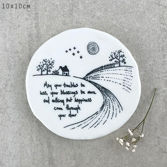 May Your Troubles Be Less Round Coaster - East Of India