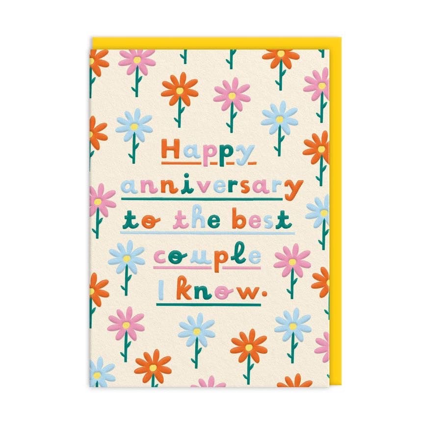 Best couple anniversary card 