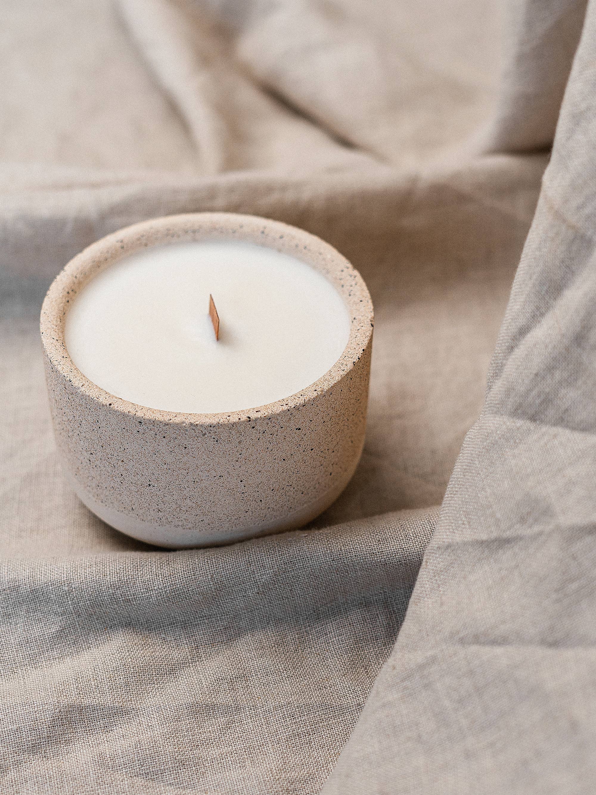 Citronella & Orange Blossom Stoneware Soy Wax Candle