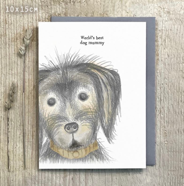 World's Best Dog Mummy Card - East of India
