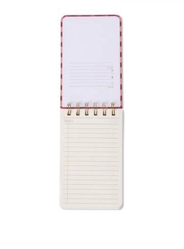 Tulip Twin Wire Notepad - Pinwheel Pink