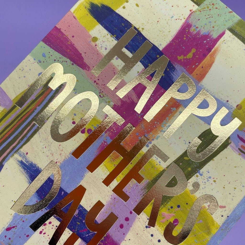 Happy Mother's Day Striped Card