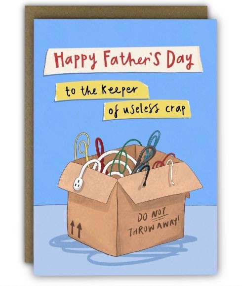Funny Father’s Day Card - Keeper of Cables