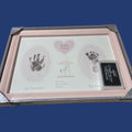 Hello Baby Handprint/Footprint Baby Girl Frame