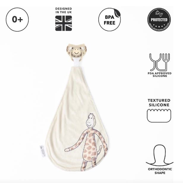Teething Soother and Comforter Gigi Giraffe - All In One