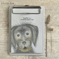 Together is a wonderful place to be clip board notebook east of india 