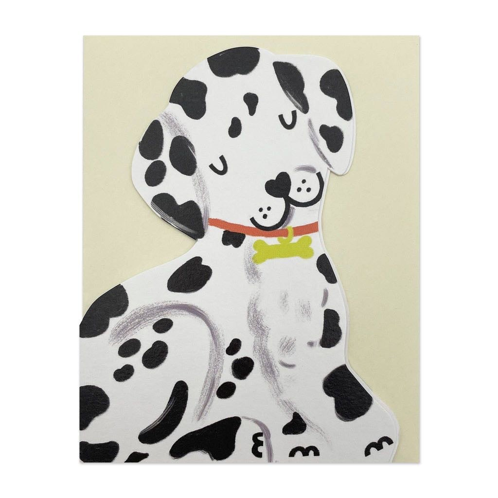 Dalmatian Puppy Greeting Card 