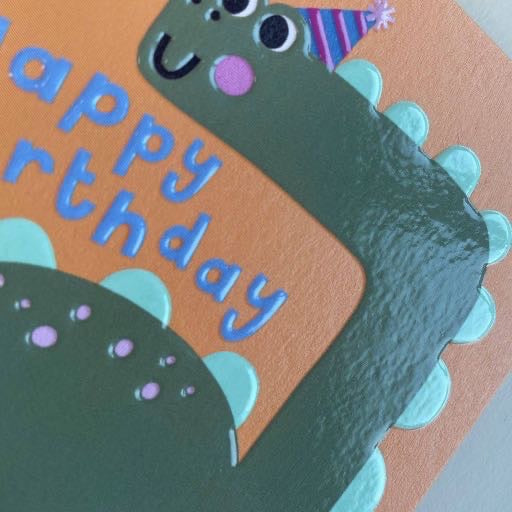 Happy Birthday Dino Greeting Card