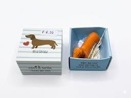 Sass & Belle Sausage Dog Token | “Hello Sausage” Pocket Charm Gift