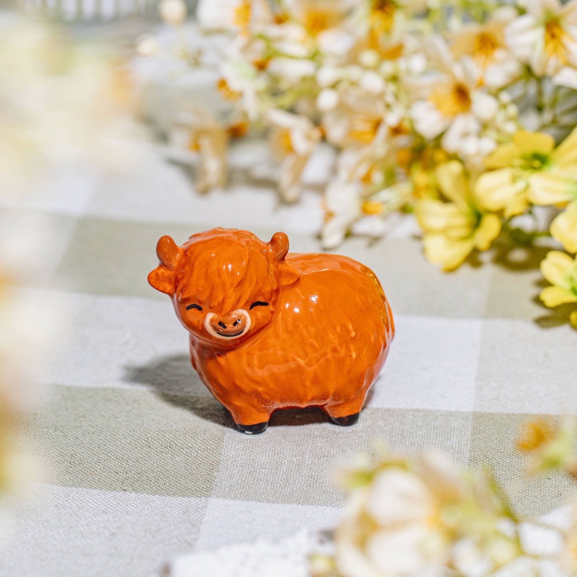 Highland Cow Token Mini Box – A Little Jolly Moo | Encouragement Gift