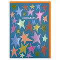 'Congrats' Star Greeting Card