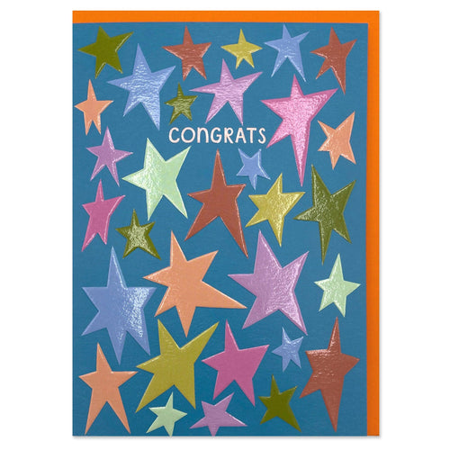 'Congrats' Star Greeting Card