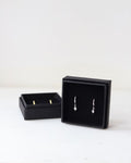 Sparkle Drop Huggies Sterling Silver | 18k Gold