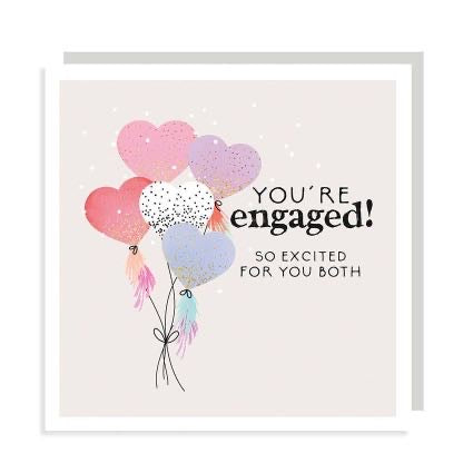 You’re engaged card