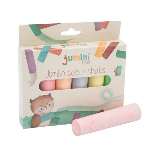 Jumbo Coloured Chalks | Children’s Chalk - Jumini