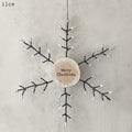 Merry Christmas snowflake wire decoration from east of india