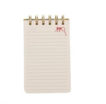 Monkey Twin Wire Notepad