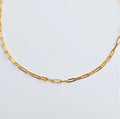 Gold Paperclip Chain Necklace
