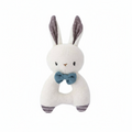 Rabbit Baby Rattle - Blue (Organic Cotton)