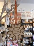 If Nannies Were Flowers We’d Pick You Wooden Hanging Decoration