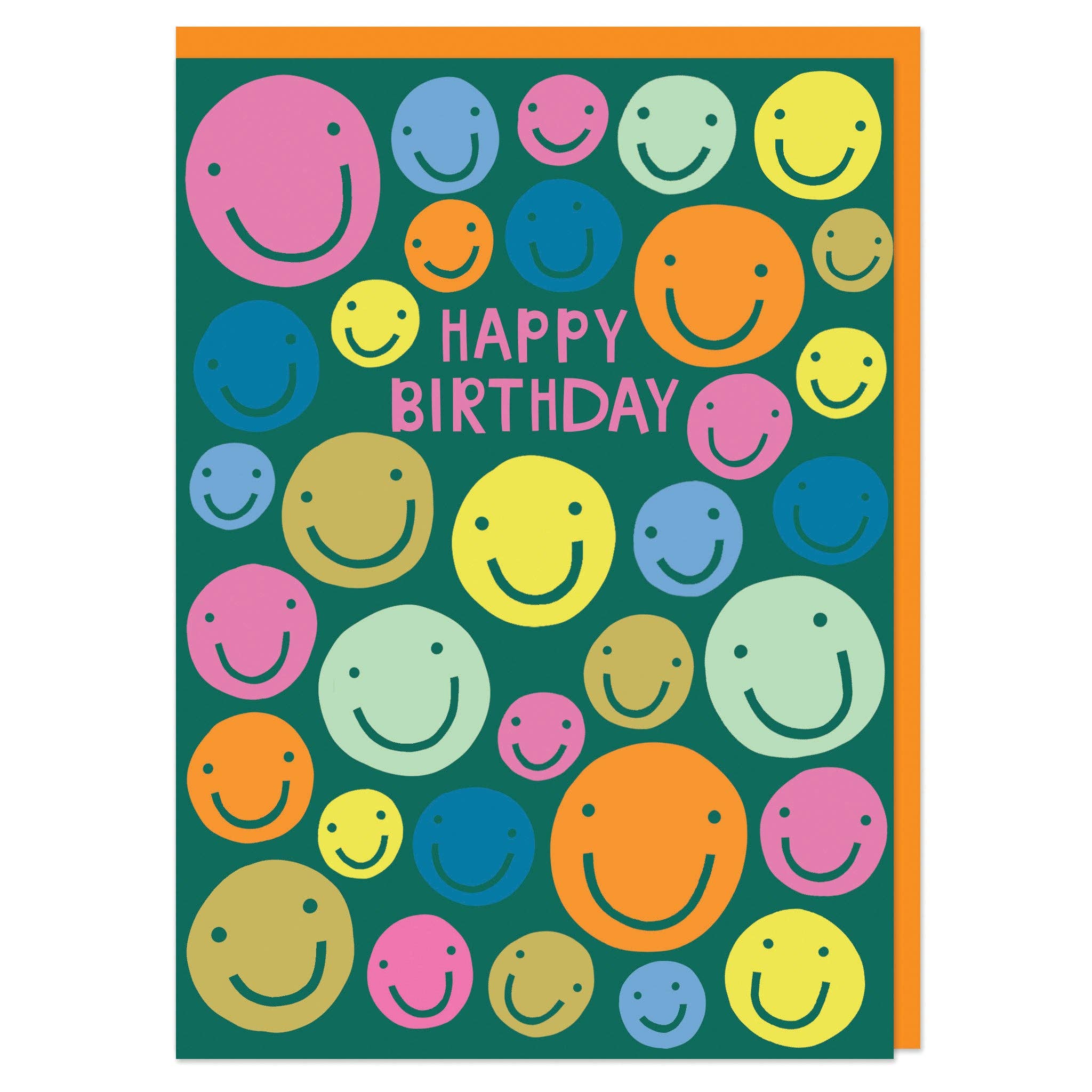 Smiley Face Happy Birthday Card