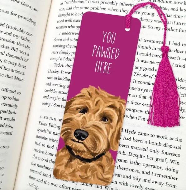 Dog Bookmarks ‘You Pawsed Here’