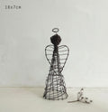 Rusty Wire Standing Angel Small - East of India